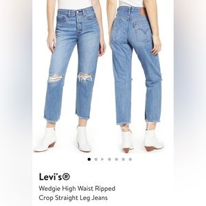 Levi’s Wedgie High Waisted Straight Leg Jean